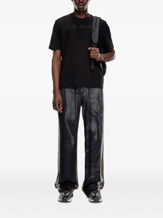  디젤 반팔 티셔츠 A152680SKAF black - DIESEL