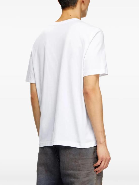  디젤 반팔 티셔츠 A151610GRAI white - DIESEL