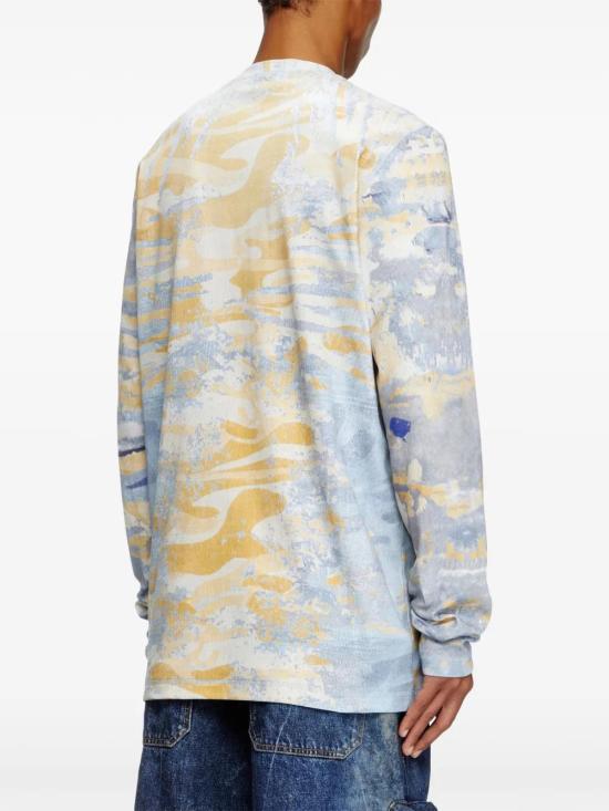  디젤 긴팔 티셔츠 A178550SPEZ blue - DIESEL