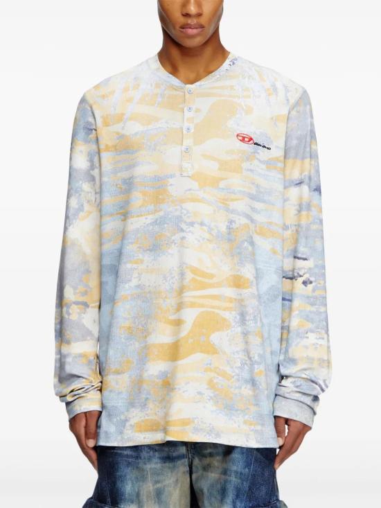  디젤 긴팔 티셔츠 A178550SPEZ blue - DIESEL