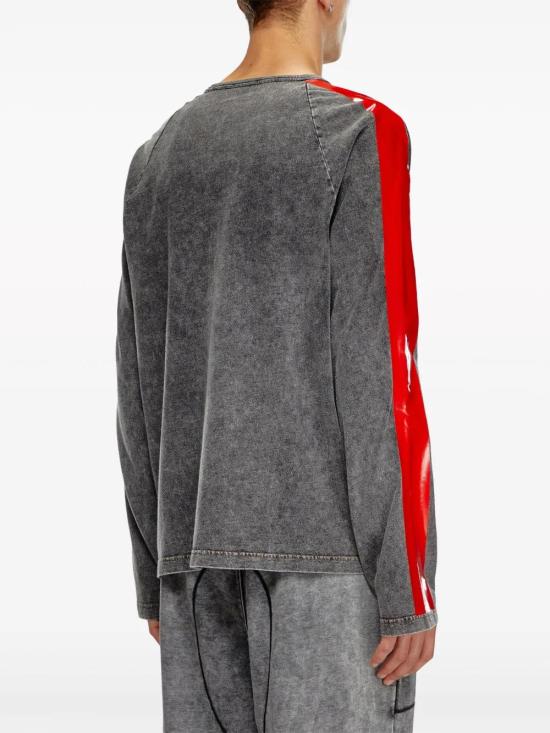  디젤 긴팔 티셔츠 A147770QJAH charcoal - DIESEL