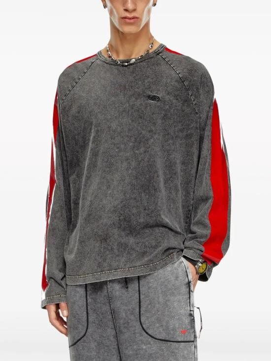  디젤 긴팔 티셔츠 A147770QJAH charcoal - DIESEL