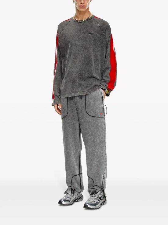  디젤 긴팔 티셔츠 A147770QJAH charcoal - DIESEL