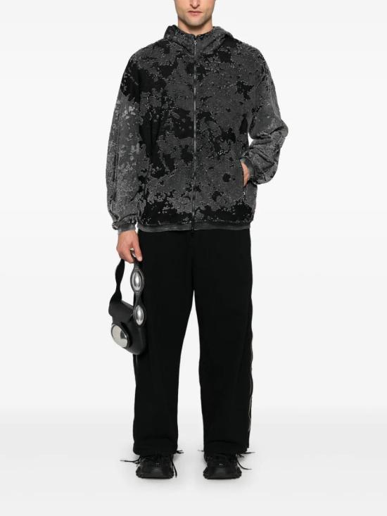  디젤 후드 티셔츠 A171490GIAP black - DIESEL