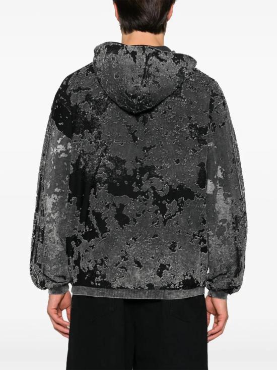  디젤 후드 티셔츠 A171490GIAP black - DIESEL