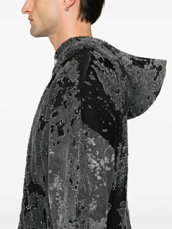  디젤 후드 티셔츠 A171490GIAP black - DIESEL