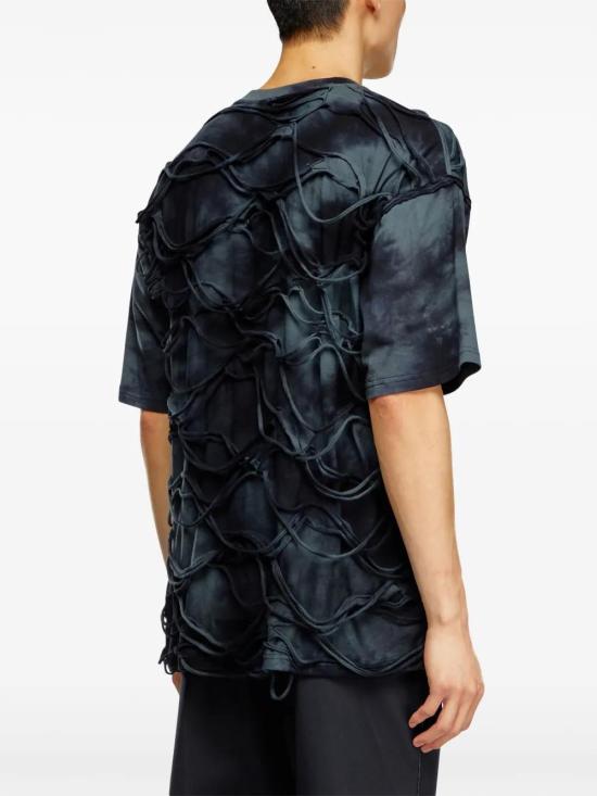  디젤 반팔 티셔츠 A148520ANAY black - DIESEL