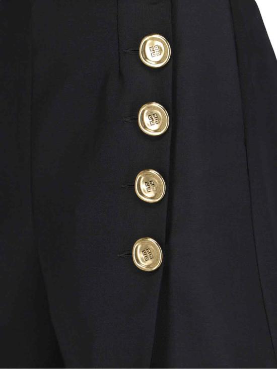 25SS 지방시 스트레이트 팬츠 BW515F100H 001 Black - GIVENCHY