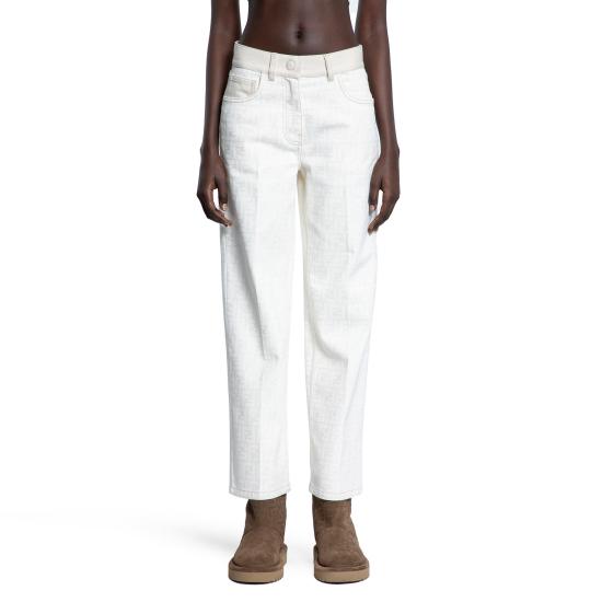  펜디 팬츠 FLP855AT21F08QQ Off white