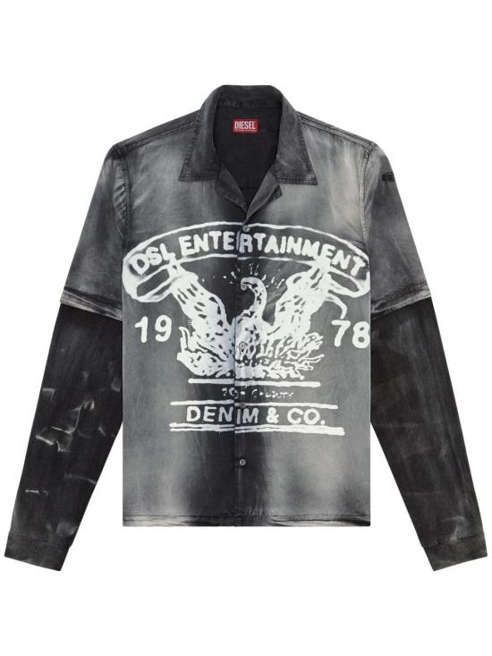  디젤 긴팔 셔츠 A150720NKBC grey