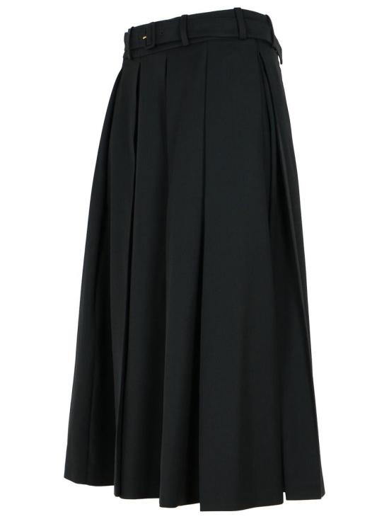 24FW 파투 숏 스커트 SK0700103999B Black - PATOU