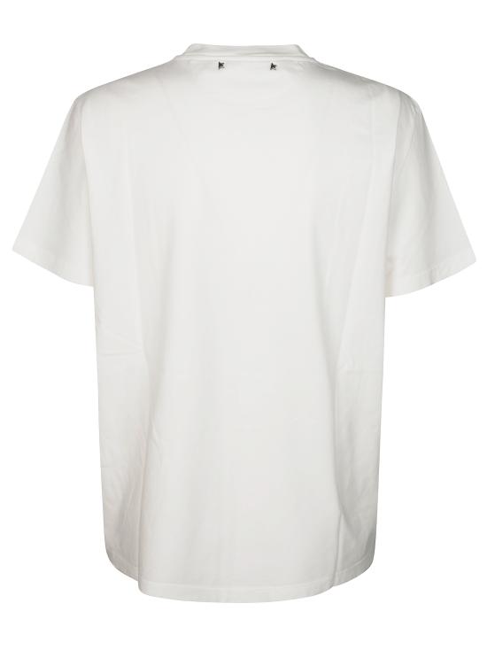 25SS 골든구스 반팔 티셔츠 GWP01220 P000673 10363 VINTAGE WHITE BIANCO - GOLDEN GOOSE