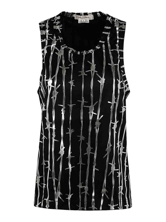 25FW 꼼데가르송 민소매 티셔츠 GNT023BLACK Black