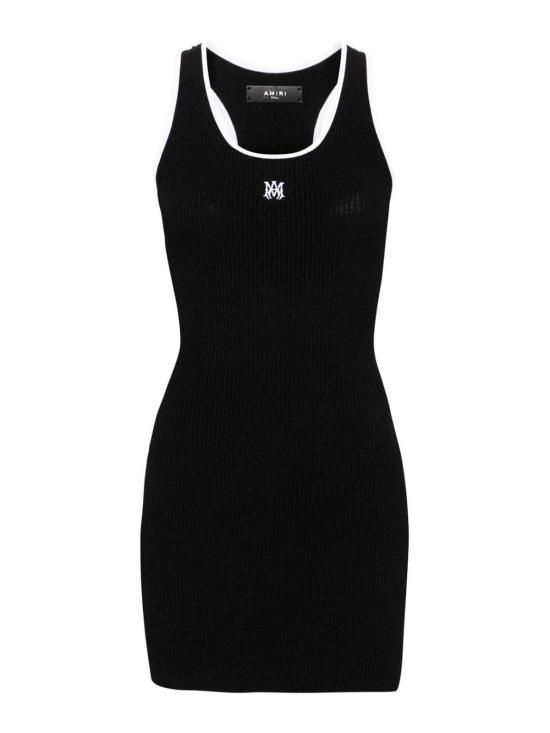  아미리 미디 원피스 AWKNRS1008BLACK Black