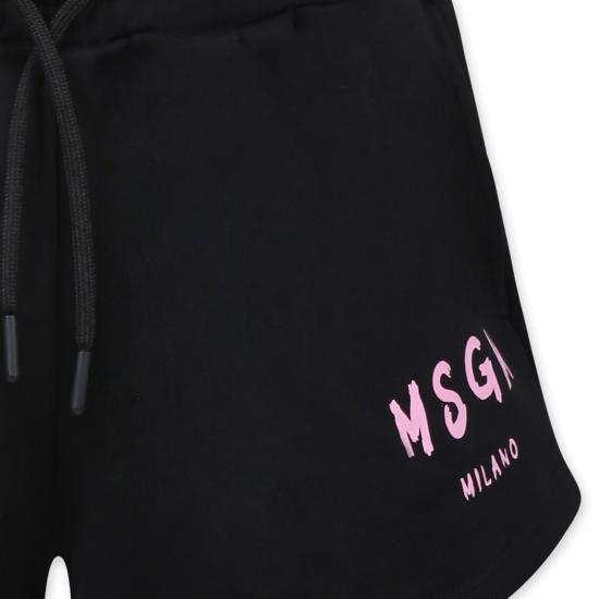 25SS [키즈] 엠에스지엠 쇼츠/버뮤다 S5MSJGSH092 110 75 BLACK - MSGM