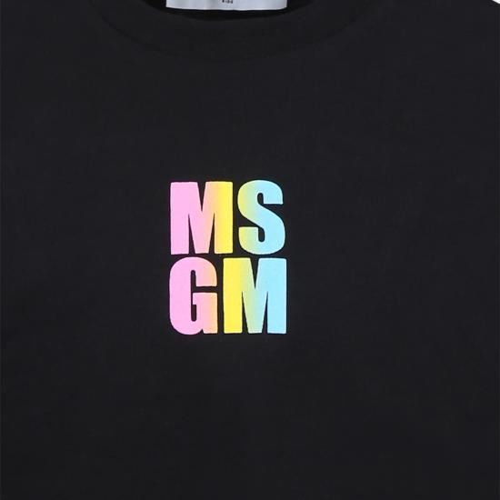 25SS [키즈] 엠에스지엠 티셔츠 S5MSJGTH218 110 BLACK - MSGM