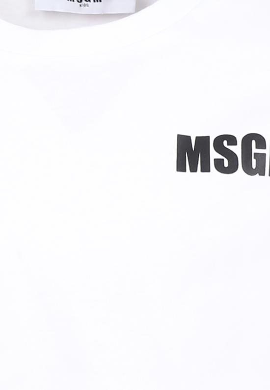 25SS [키즈] 엠에스지엠 티셔츠 S5MSJGTH083 001 WHITE - MSGM