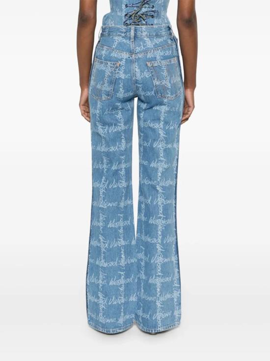 25SS 비비안웨스트우드 데님 팬츠 1902002BW014I K306 GRID BLUE - VIVIENNE WESTWOOD