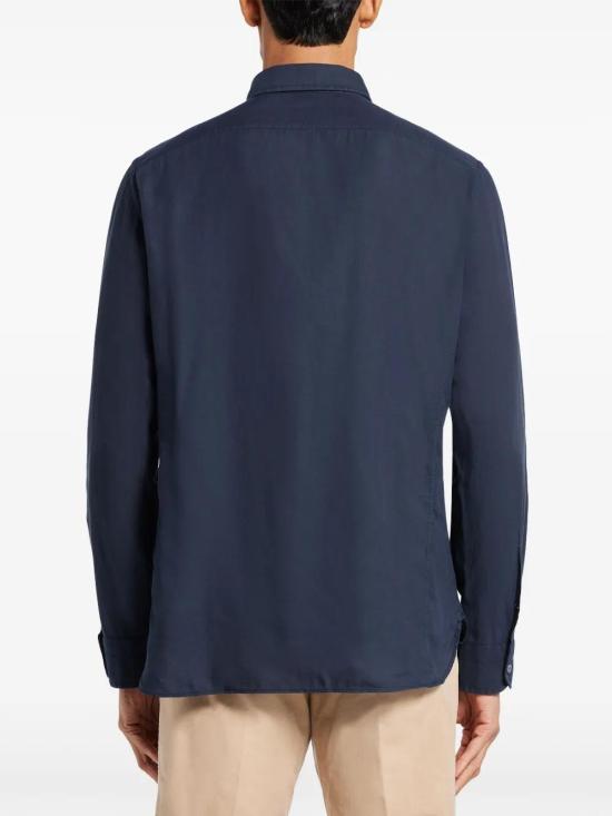  톰포드 긴팔 셔츠 HSO001FMT045F24 navy - TOMFORD