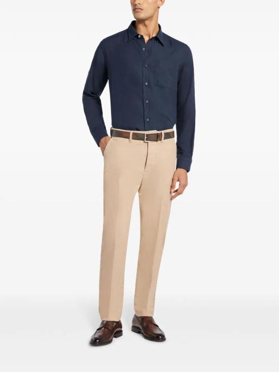  톰포드 긴팔 셔츠 HSO001FMT045F24 navy - TOMFORD