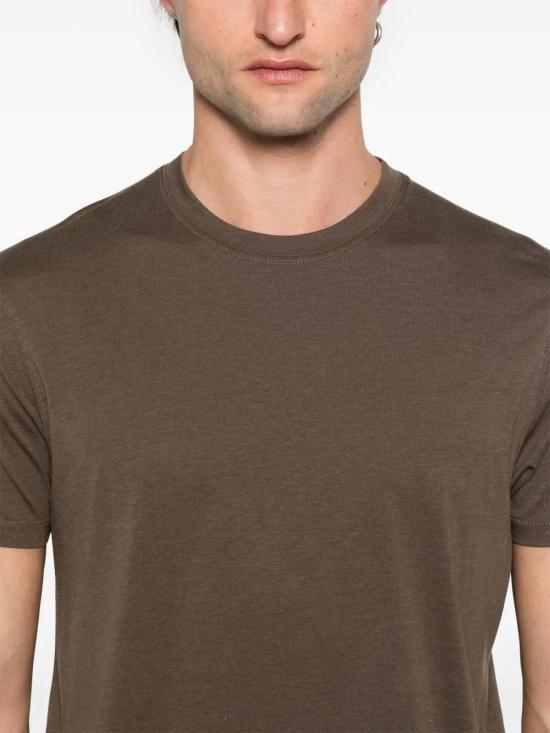  톰포드 반팔 티셔츠 JCS004JMT002S23 olive green - TOMFORD