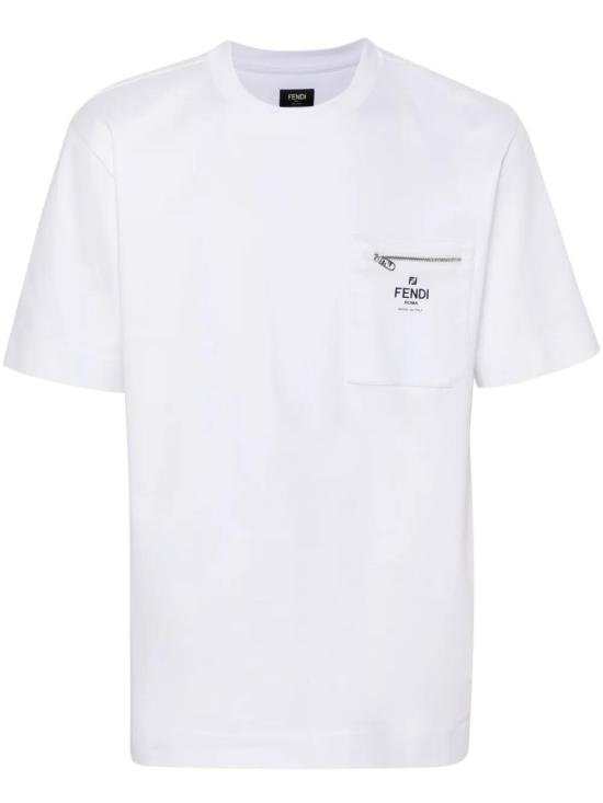  펜디 반팔 티셔츠 FY0936ARYR white