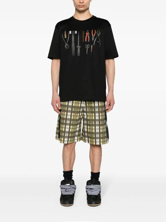  펜디 반팔 티셔츠 FY0936AR6Y black - FENDI