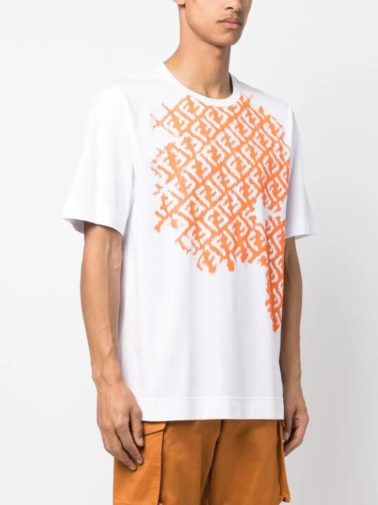  펜디 반팔 티셔츠 FY0936AN25 white - FENDI