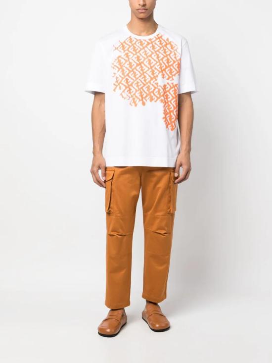  펜디 반팔 티셔츠 FY0936AN25 white - FENDI