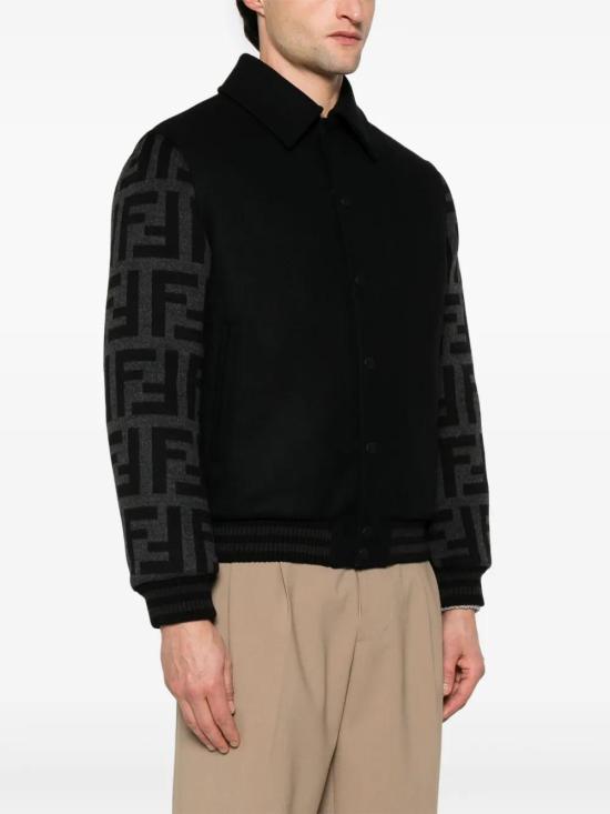  펜디 봄버 자켓 FW1348ATEB black - FENDI