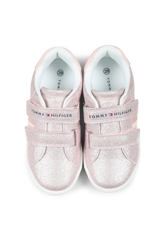 25SS [키즈] 타미힐피거 스니커즈 T1A9 33725 0745302 PINK - TOMMY HILFIGER