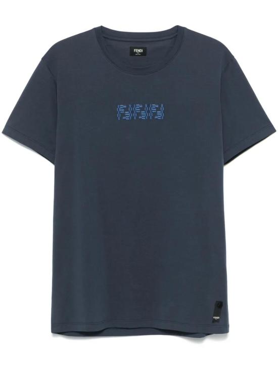  펜디 반팔 티셔츠 FY1319ASE7 navy