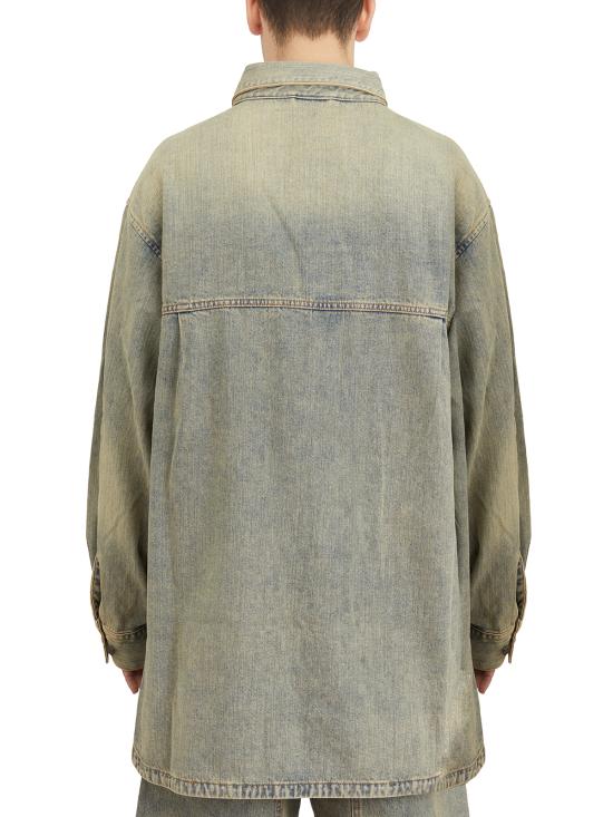 25FW 엔타이어 스튜디오 데님 셔츠 LES2564SW Light blue - ENTIRE STUDIOS