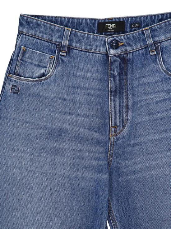  펜디 데님 팬츠 FLP285AS02 blue - FENDI