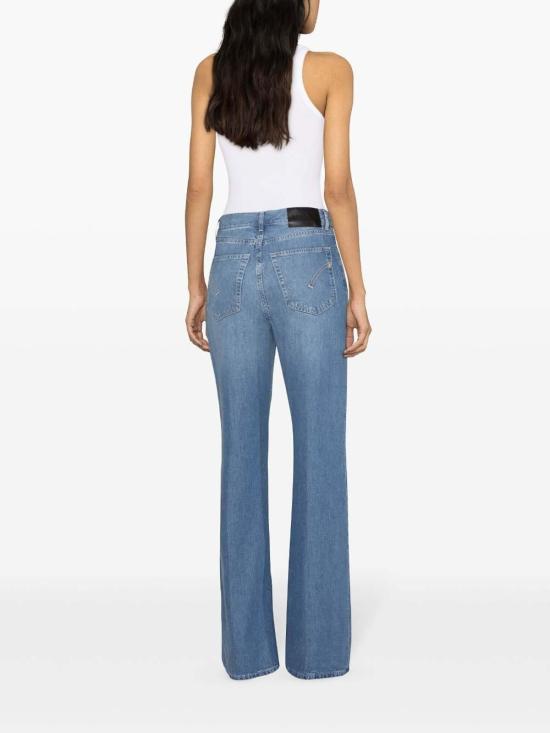 24FW 돈답 플레어 팬츠 DP619DF0266GZ6800 Blue - DONDUP