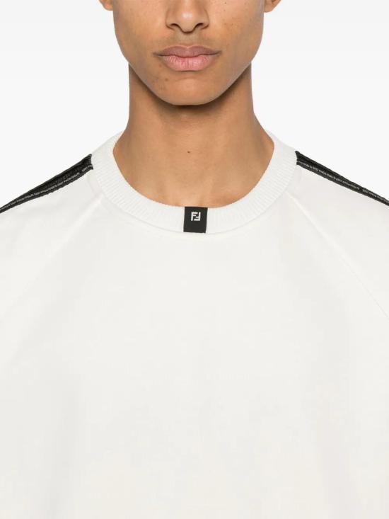  펜디 긴팔 티셔츠 FAF712AR57 ivory - FENDI