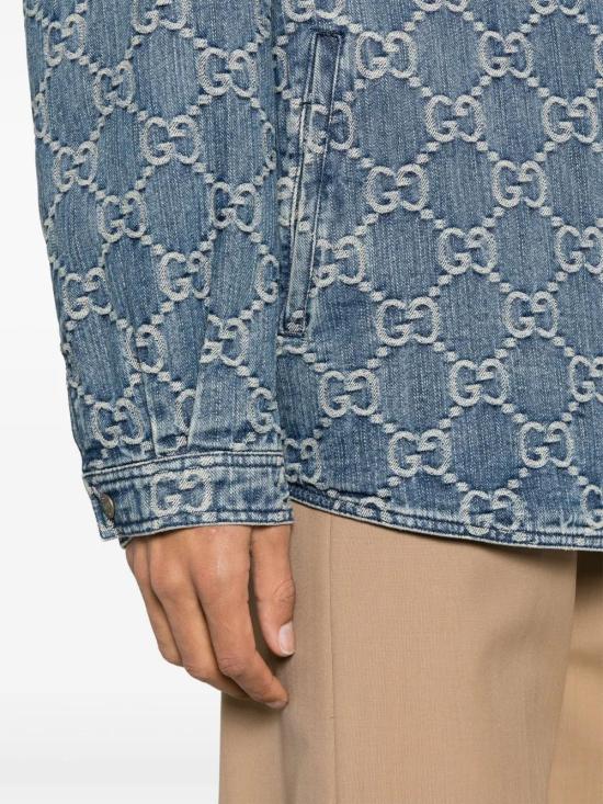  구찌 데님 셔츠 713911XDB7H indigo - GUCCI