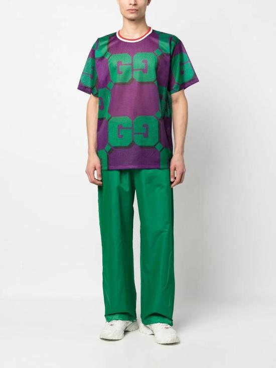  구찌 반팔 티셔츠 733736XJFAN purple - GUCCI