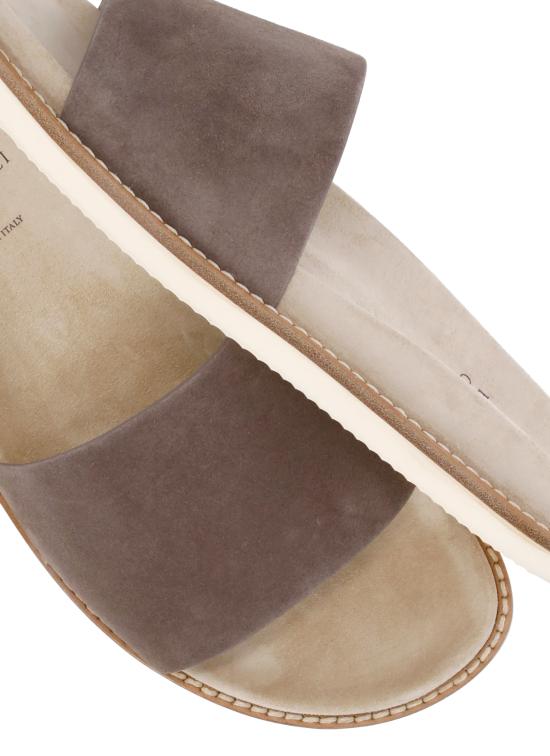 25SS 브루넬로 쿠치넬리 샌들 MZUSILY236 CBF62 Brown - BRUNELLO CUCINELLI