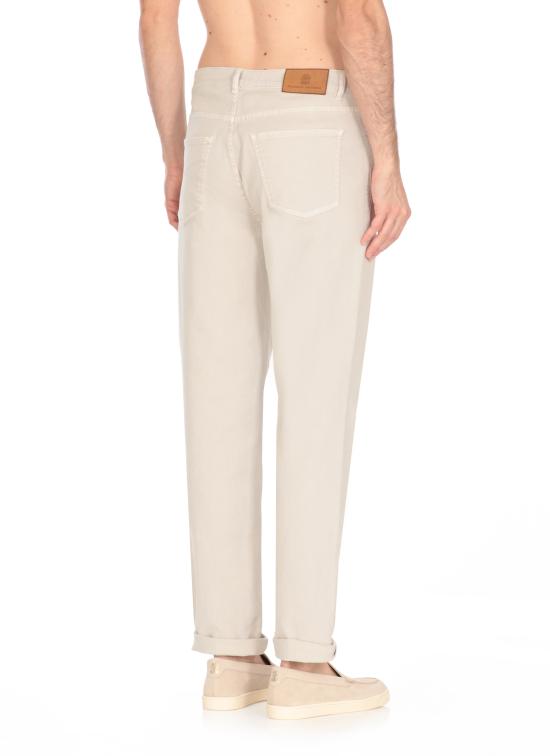 25SS 브루넬로 쿠치넬리 스트레이트 팬츠 M277PD3210 C7008 Beige - BRUNELLO CUCINELLI