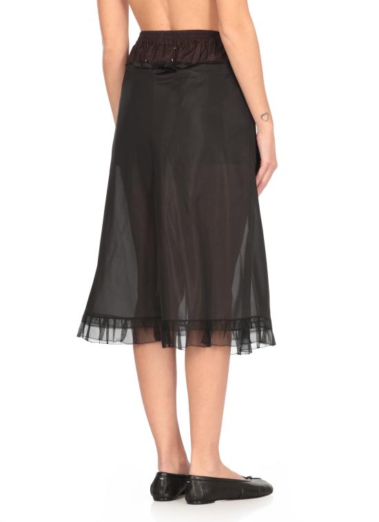 25SS 마르지엘라 미디 스커트 S51ME0030 MTJ023900 Nera - MAISON MARGIELA