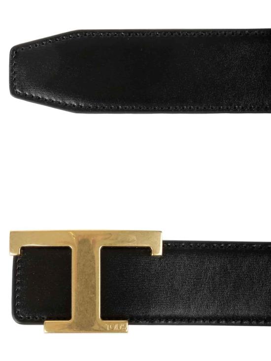 26FW 토즈 가죽 벨트 XCMCQR55100CPE114X Black - TODS