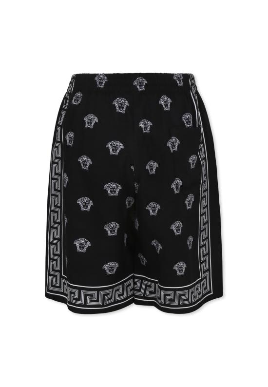 25SS [키즈] 베르사체 쇼츠/버뮤다 1018268 1A13057 5B040 BLACK - VERSACE