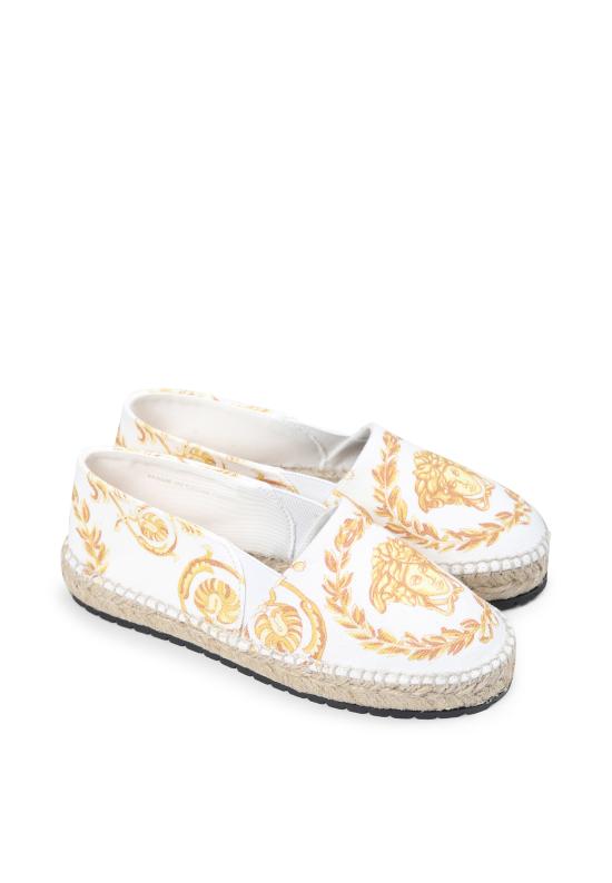 25SS [키즈] 베르사체 에스파드류 1018007 1A12889 2W110 WHITE - VERSACE