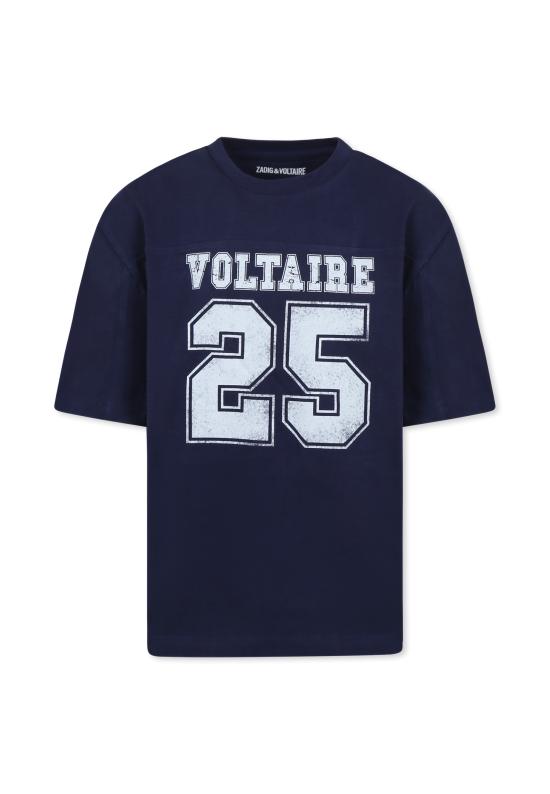 25SS [키즈] 자딕앤볼테르 티셔츠 X60369 85C BLUE