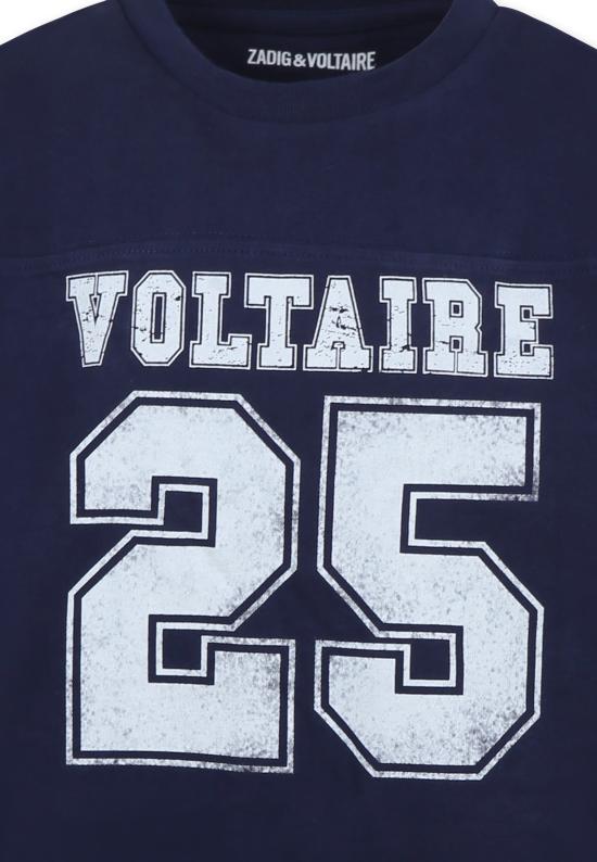 25SS [키즈] 자딕앤볼테르 티셔츠 X60369 85C BLUE - ZADIG & VOLTAIRE
