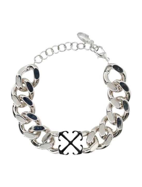 25SS 오프화이트 브레이슬릿 OMOA106C99MET001 7210 SILVER