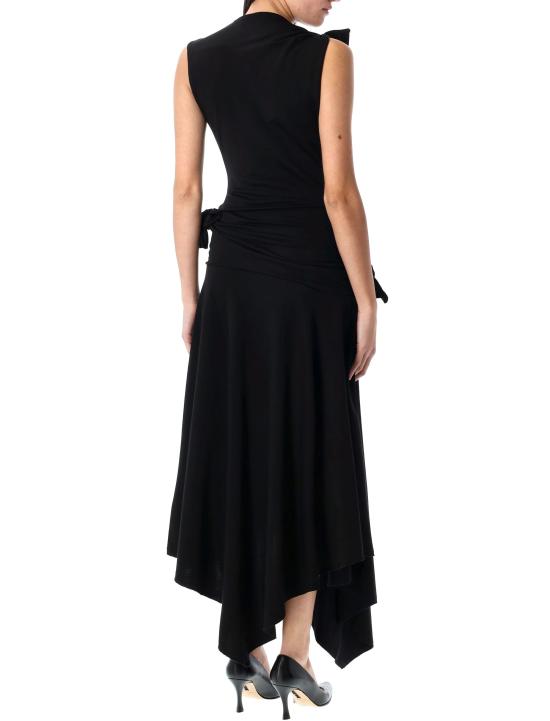 25SS 아크네 스튜디오 롱 원피스 25PA20792 900 BLACK - ACNE STUDIOS