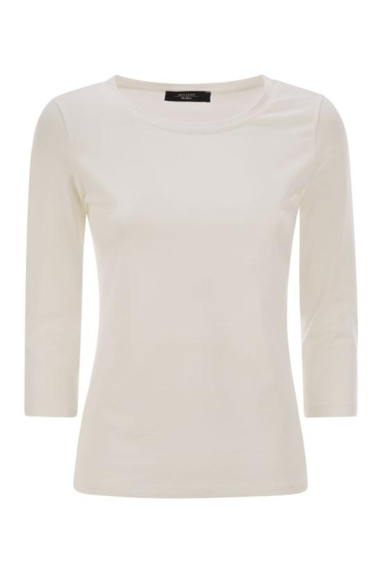 25SS 위켄드막스마라 반팔 티셔츠 2515971021600 001 WHITE