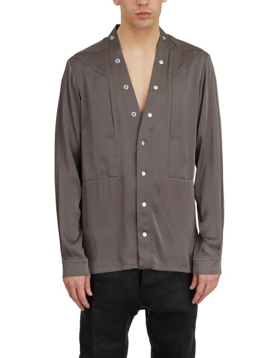 25SS 릭 오웬스 긴팔 셔츠 LRU01E5287SCH34 Grey